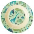 RICE Dino Print Melamine Childrens Bowl Hot on Sale