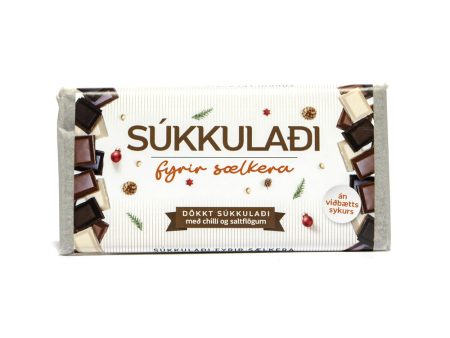 Dökkt súkkulaði með chilli og saltflögum - Huxandi Online Sale