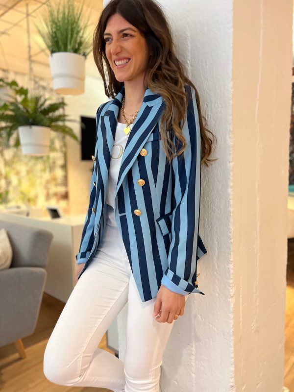 Blazer Gabriella Stripes by N°129 Fashion