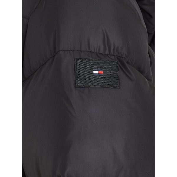 Tommy Hilfiger Long Waisted Down Jacket Black Discount