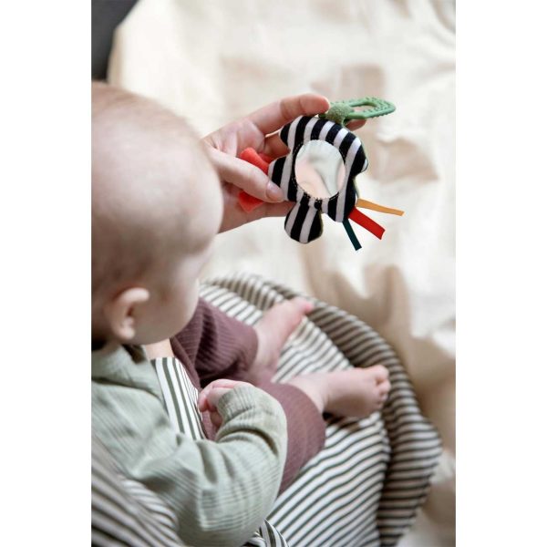 Sebra Activity Rattle Black   White Contrasts on Sale