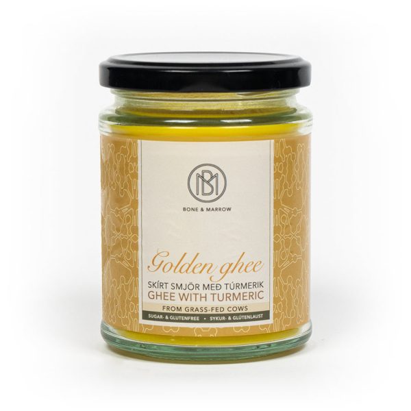 Skírt smjör með túrmerik, Golden Ghee - Bone & Marrow Hot on Sale