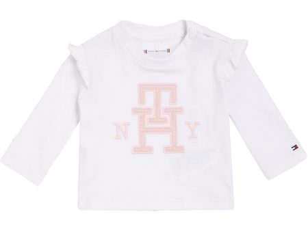 Tommy Hilfiger Baby Monogram Blouse White Hot on Sale