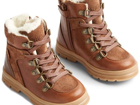 Wheat Winter Boots Toni Tex Hiker Cognac Online