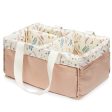 Cam Cam Copenhagen Diaper Caddy Pressed Leaves Rose Cheap