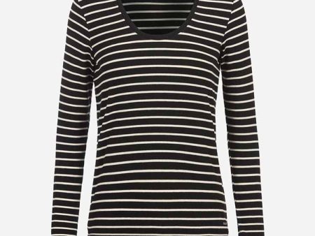 Herrlicher Shirt Manolja Longsleeve Stripe Hot on Sale