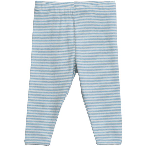 Serendipity Aqua Ecru Stripe Leggings Baby on Sale