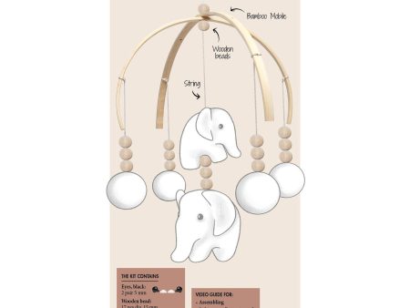 Go Handmade Sanse Kit Baby Mobile Uro Elefant Cheap