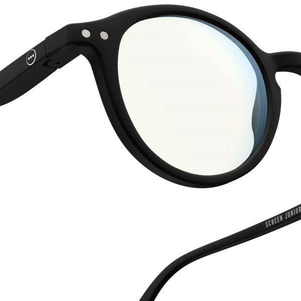 Izipizi Junior Screen Glasses #D Black Soft 0 Online now