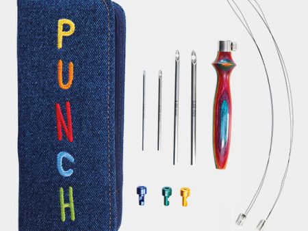 Punch Needle The Vibrant Kit - Sæt med Justerbare Punch Needles 2.00-5.00mm Ø on Sale