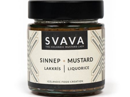 Sinnep með lakkrís - SVAVA sinnep Cheap