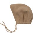 Serendipity Newborn Tan Knit Bonnet Online Sale