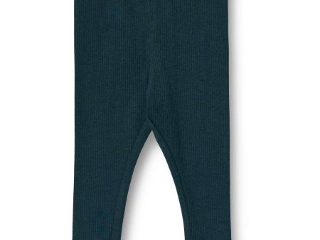 Wheat Navy Rib Leggings Cheap