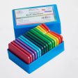 Strikkeblokker Rainbow 20 stk Supply