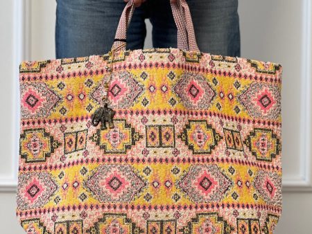 Shopper Book Tote large Paisley by Anokhi Sale