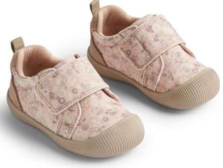 Wheat Shoe Prewalker Velcro Kei Print Clam Multi Flowers Supply