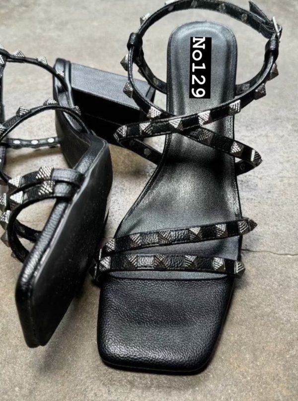 Sandale Mules Stud by N°129 For Cheap