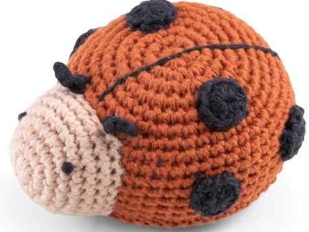 Sebra Crochet Rattle Ladybug For Sale