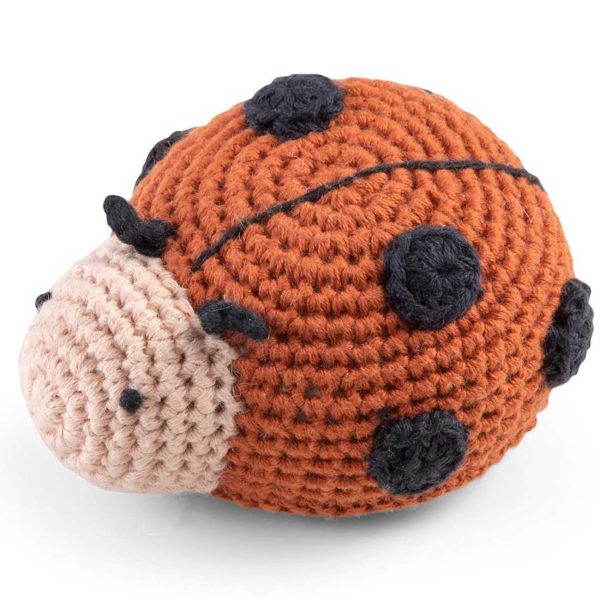 Sebra Crochet Rattle Ladybug For Sale