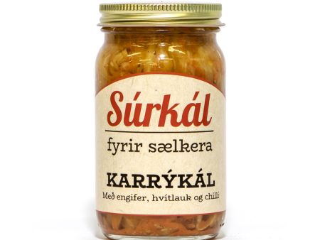 Súrkál - Karrýkál með engifer, hvítlauk og chilli - Súrkál fyrir sælkera For Sale