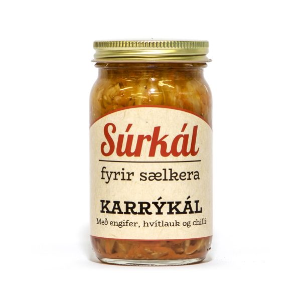 Súrkál - Karrýkál með engifer, hvítlauk og chilli - Súrkál fyrir sælkera For Sale