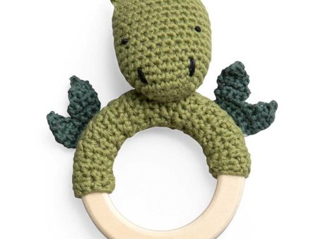 Sebra Crochet Rattle On Wooden Dragon Supply