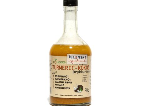 Turmeric Kókosdrykkurinn - Isqueeze Cheap