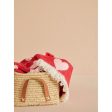 RICE Nature Rectangular Raffia Basket Online Sale