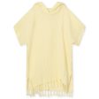 MINI A TURE Cansu Poncho Wax Yellow Discount