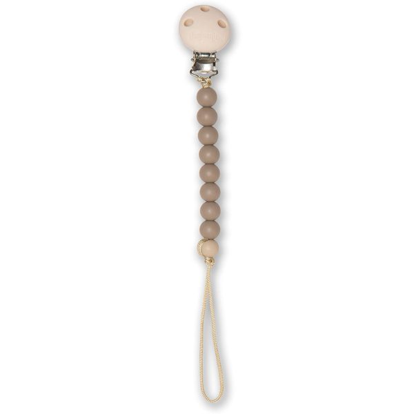 That s Mine Light Brown Abel Pacifier Strap Cheap