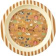 RICE Brown Farm Totable Melamine Childrens Plate For Cheap